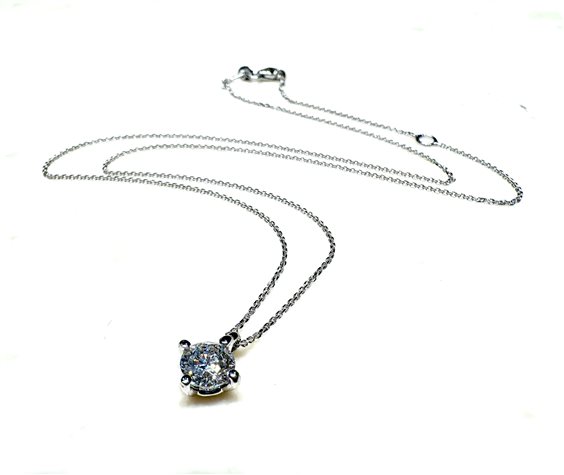 Necklace X-Diamond Woman Punto Luce in White Gold Diamante Lab Grown 0.70 Ct LXD00CL004O4BI070 - LXD00CL004O4BI070